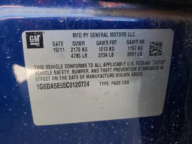 Photo 10 from auction – 2012 CADILLAC CTS with VIN 1G6DA5E55C0120724