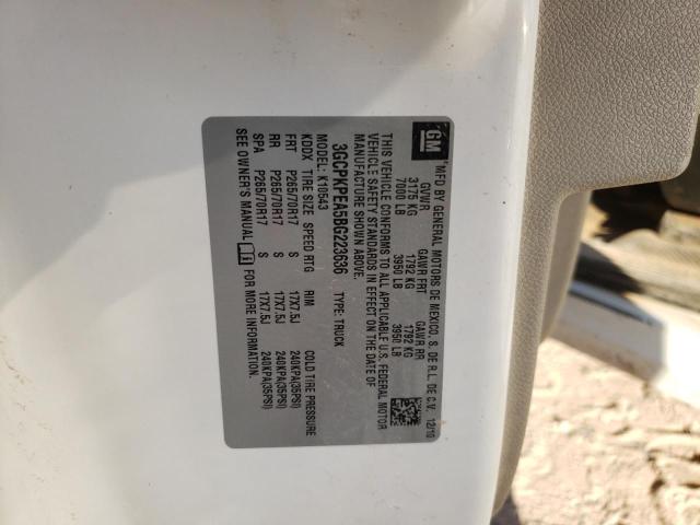 Photo 10 from auction – 2011 CHEVROLET SILVERADO with VIN 3GCPKPEA5BG223636