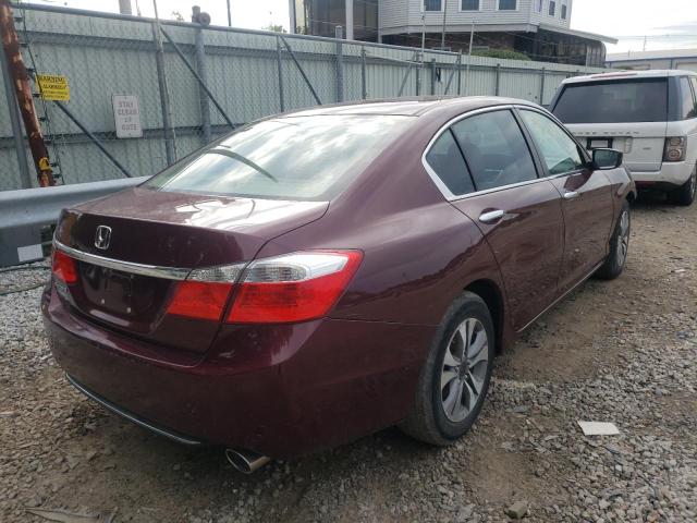 Photo 4 from auction – 2014 HONDA ACCORD LX with VIN 1HGCR2F37EA058707