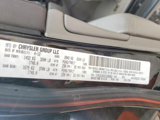 Photo 10 from auction – 2012 JEEP GRAND CHER with VIN 1C4RJEAGXCC299562