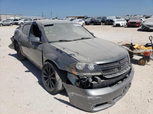 DODGE AVENGER SX 2013 with VIN 1C3CDZCB8DN653661 - Photo from auction