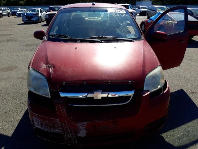 Photo 7 from auction – 2009 CHEVROLET AVEO LS with VIN KL1TD56E59B634706