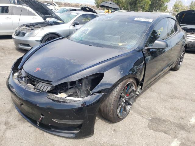 Photo 2 from auction – 2020 TESLA MODEL 3 with VIN 5YJ3E1EA9LF805622