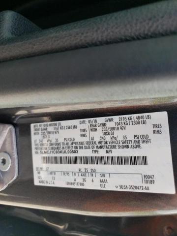 Photo 10 from auction – 2019 LINCOLN MKC with VIN 5LMCJ1C93KUL00503