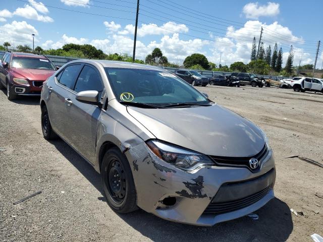 TOYOTA COROLLA L 2015 with VIN 2T1BURHEXFC393733 - Photo from auction