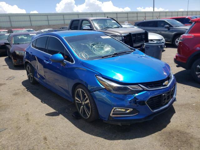 CHEVROLET CRUZE PREM 2017 with VIN 3G1BF6SM5HS593412 - Photo from auction