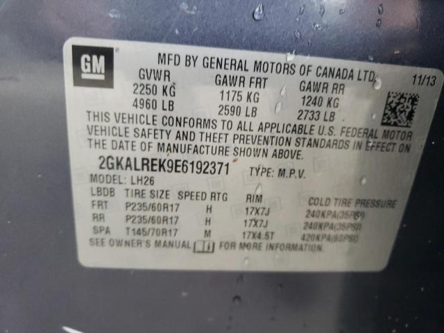 Photo 10 from auction – 2014 GMC TERRAIN SL with VIN 2GKALREK9E6192371