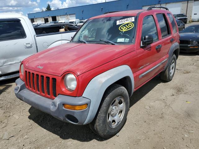Photo 2 from auction – 2003 JEEP LIBERTY SP with VIN 1J4GL48K13W553237