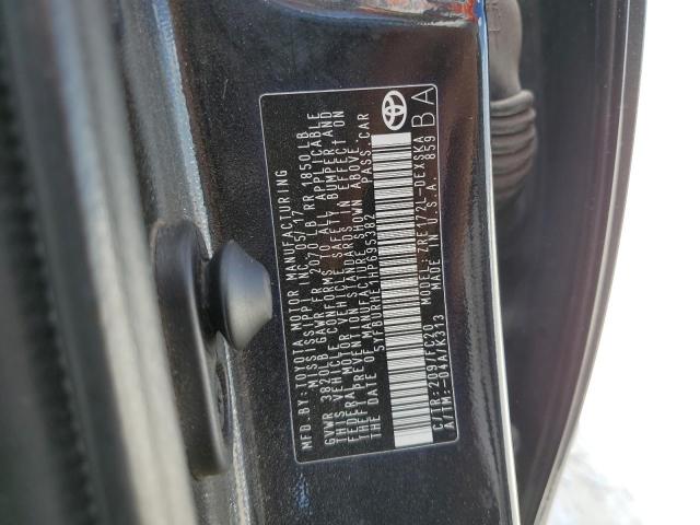 Photo 10 from auction – 2017 TOYOTA COROLLA L with VIN 5YFBURHE1HP695382