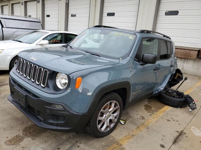 Photo 2 from auction – 2018 JEEP RENEGADE S with VIN ZACCJBAB5JPJ17278