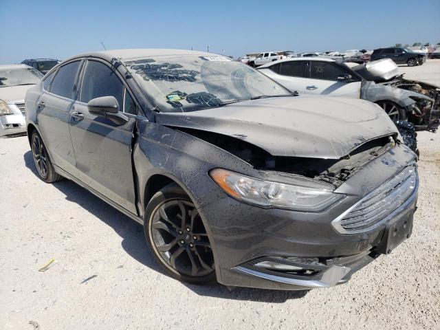 FORD FUSION SE 2018 with VIN 3FA6P0HD0JR267191 - Photo from auction
