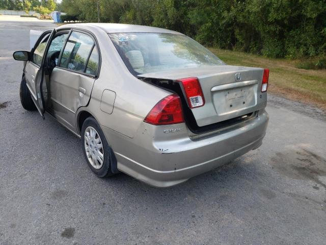 Photo 3 from auction – 2005 HONDA CIVIC LX with VIN 2HGES16575H513341