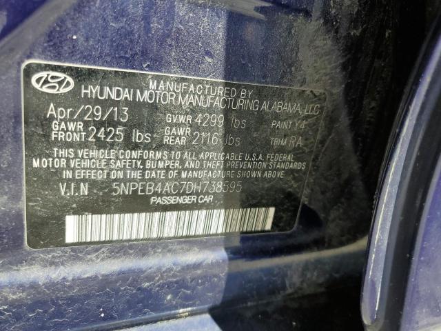 Photo 10 from auction – 2013 HYUNDAI SONATA GLS with VIN 5NPEB4AC7DH738595