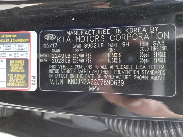 Photo 10 from auction – 2018 KIA SOUL with VIN KNDJN2A22J7890639