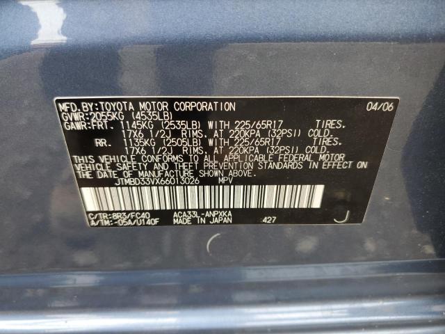 Photo 10 from auction – 2006 TOYOTA RAV4 with VIN JTMBD33VX66013026