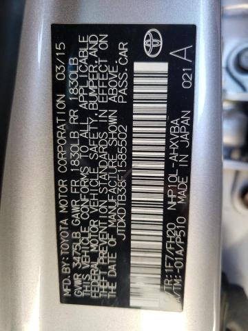 Photo 10 from auction – 2015 TOYOTA PRIUS C with VIN JTDKDTB38F1585502