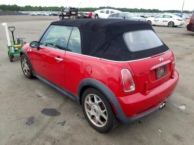 Photo 3 from auction – 2007 MINI COOPER S with VIN WMWRH33537TL95967