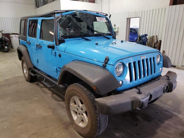 JEEP WRANGLER U 2017 with VIN 1C4BJWDG4HL603351 - Photo from auction