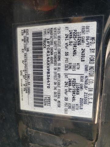 Photo 10 from auction – 1997 FORD RANGER SUP with VIN 1FTCR14AXVPB36470