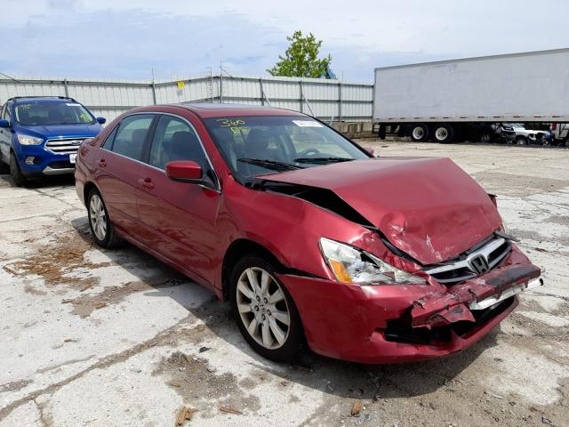 HONDA ACCORD EX 2007 with VIN 1HGCM66527A075196 - Photo from auction