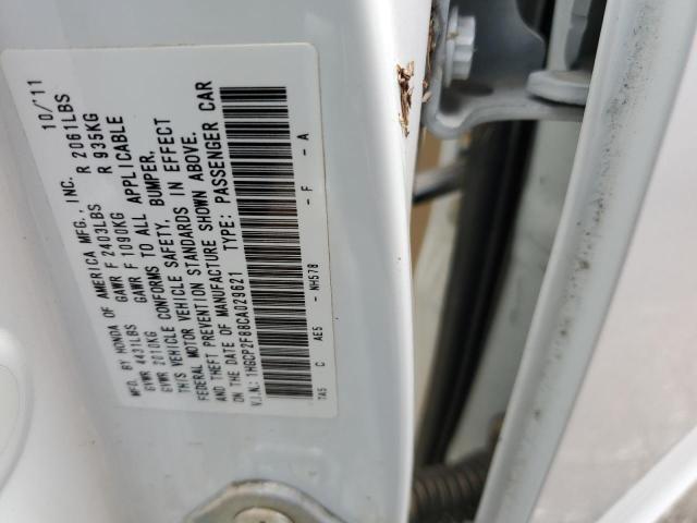 Photo 10 from auction – 2012 HONDA ACCORD EXL with VIN 1HGCP2F88CA029621