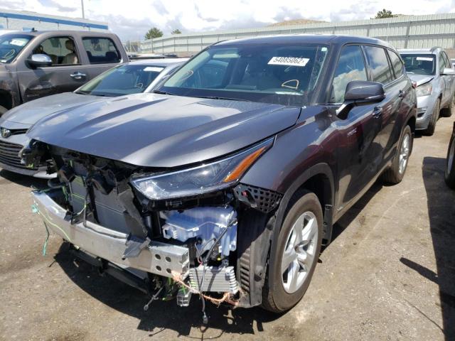 Photo 2 from auction – 2021 TOYOTA HIGHLANDER with VIN 5TDBBRCH5MS536230