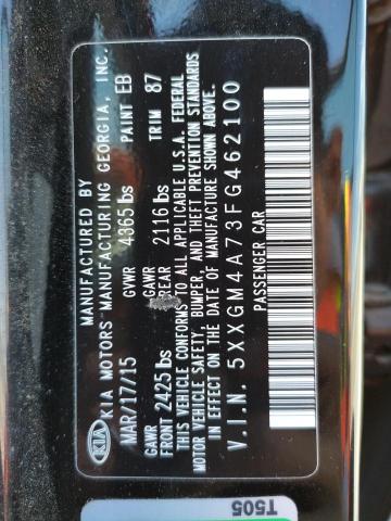 Photo 10 from auction – 2015 KIA OPTIMA LX with VIN 5XXGM4A73FG462100