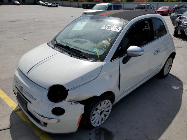 Photo 2 from auction – 2012 FIAT 500 LOUNGE with VIN 3C3CFFER3CT275668