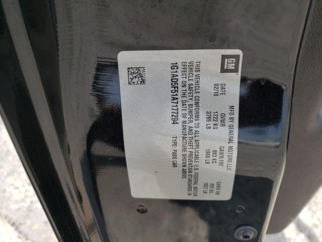 Photo 10 from auction – 2010 CHEVROLET COBALT 1LT with VIN 1G1AD5F51A7177294