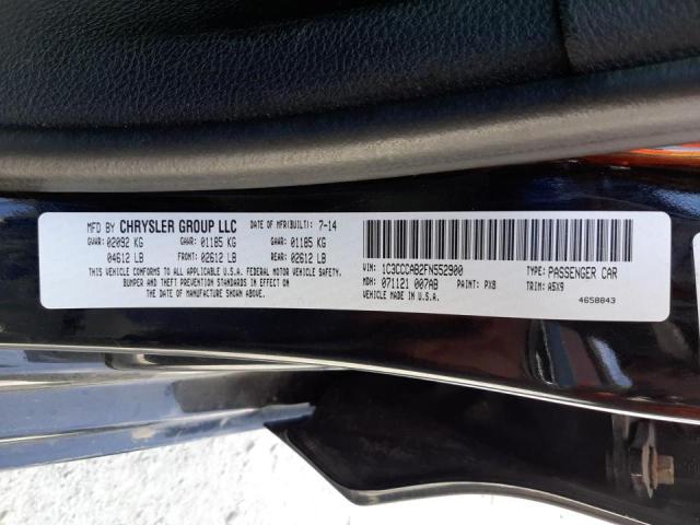 Photo 10 from auction – 2015 CHRYSLER 200 LIMITE with VIN 1C3CCCAB2FN552900