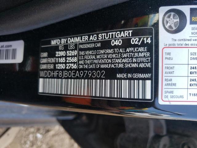 Photo 10 from auction – 2014 MERCEDES-BENZ E 350 4MAT with VIN WDDHF8JB0EA979302