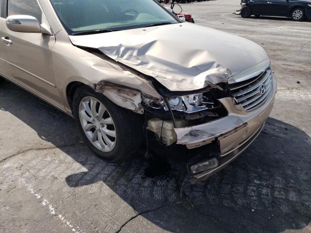 Photo 9 from auction – 2007 HYUNDAI AZERA SE with VIN KMHFC46F17A179167