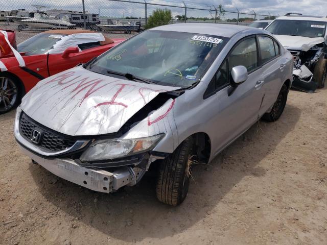 Photo 2 from auction – 2013 HONDA CIVIC LX with VIN 2HGFB2F52DH501140
