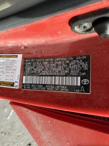 Photo 10 from auction – 2010 TOYOTA CAMRY BASE with VIN JTNBF3EK0A3001826