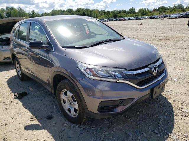 HONDA CR-V LX 2015 with VIN 5J6RM4H35FL042098 - Photo from auction