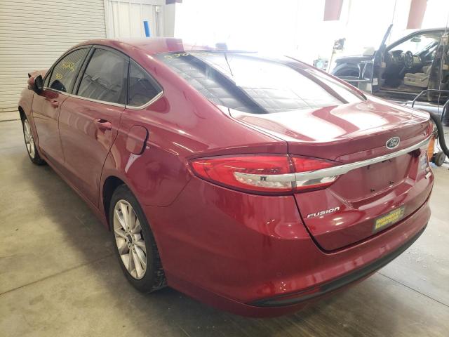 Photo 3 from auction – 2017 FORD FUSION SE with VIN 3FA6P0HD9HR354470