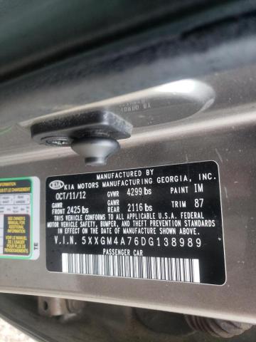 Photo 10 from auction – 2013 KIA OPTIMA LX with VIN 5XXGM4A76DG138989