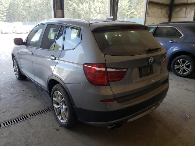 Photo 3 from auction – 2013 BMW X3 XDRIVE2 with VIN 5UXWX9C53D0A31641