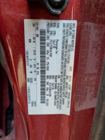 Photo 10 from auction – 2014 FORD FOCUS SE with VIN 1FADP3F27EL407039