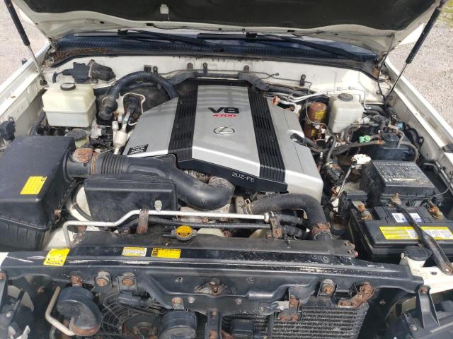 Photo 7 from auction – 1999 LEXUS LX 470 with VIN JT6HT00W5X0033611