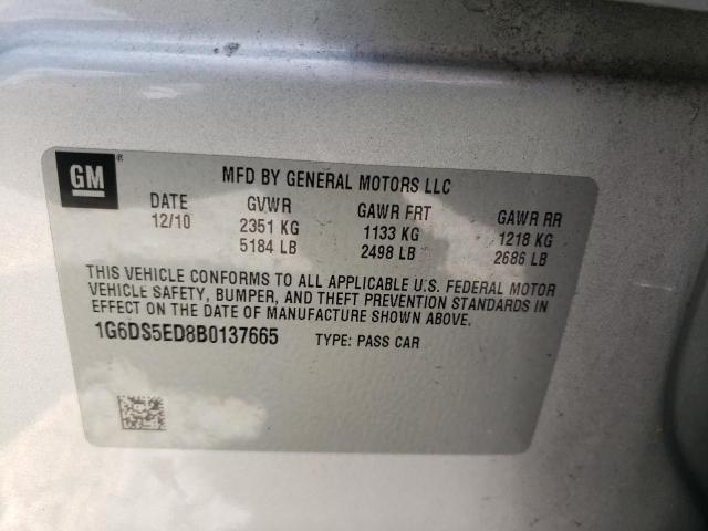 Photo 10 from auction – 2011 CADILLAC CTS PREMIU with VIN 1G6DS5ED8B0137665