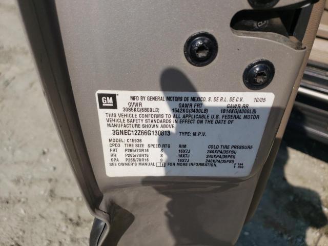Photo 10 from auction – 2006 CHEVROLET AVALANCHE with VIN 3GNEC12Z66G130813