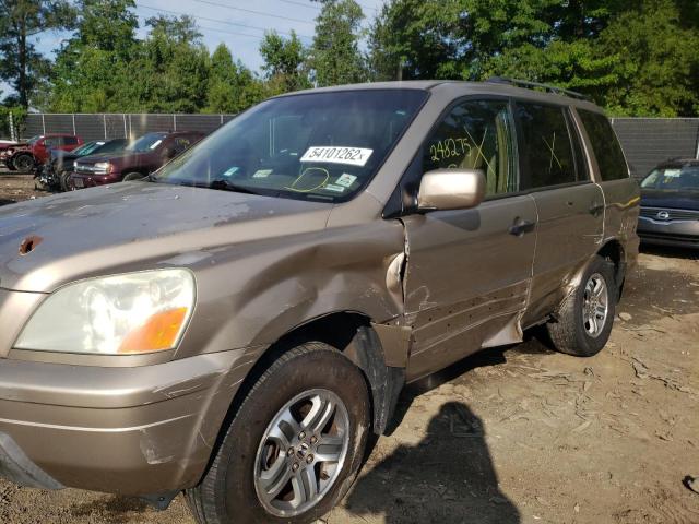 Photo 9 from auction – 2004 HONDA PILOT EXL with VIN 2HKYF18514H507313