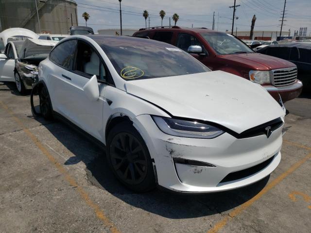 TESLA MODEL X 2022 with VIN 7SAXCBE61NF349324 - Photo from auction