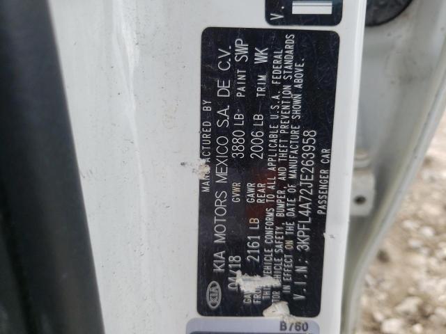 Photo 10 from auction – 2018 KIA FORTE LX with VIN 3KPFL4A72JE263958