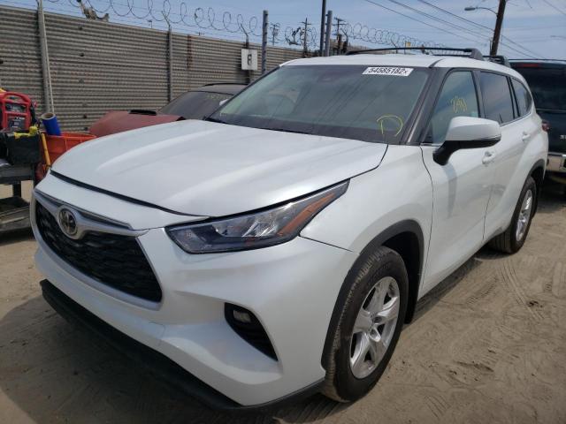 Photo 2 from auction – 2022 TOYOTA HIGHLANDER with VIN 5TDCZRBH7NS203076