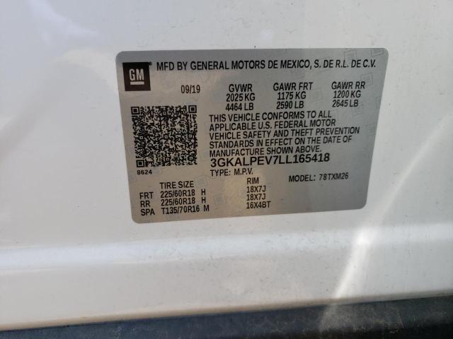 Photo 10 from auction – 2020 GMC TERRAIN SL with VIN 3GKALPEV7LL165418