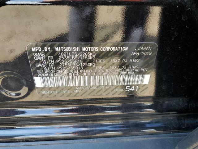Photo 10 from auction – 2019 MITSUBISHI OUTLANDER with VIN JA4AD3A36KJ001888