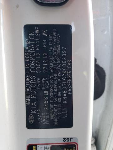 Photo 10 from auction – 2019 KIA STINGER GT with VIN KNAE35LC2K6062397
