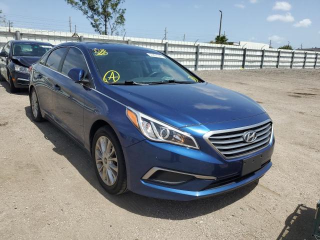 HYUNDAI SONATA SE 2016 with VIN 5NPE24AF7GH339927 - Photo from auction